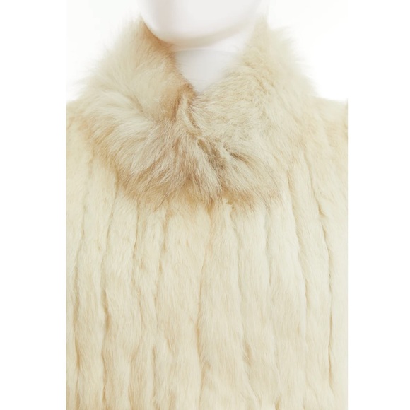 70’s rabbit fur vest / M/L - Picture 6 of 10
